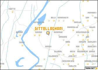 map of Dittal Laghari