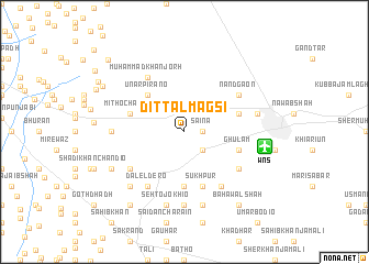 map of Dittal Magsi