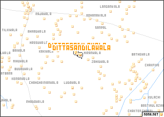 map of Ditta Sandilāwāla