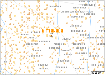 map of Dittawāla