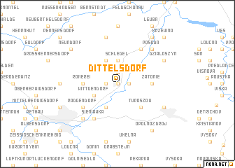 map of Dittelsdorf