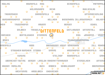 map of Dittenfeld