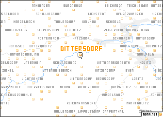 map of Dittersdorf