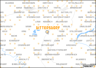 map of Dittersdorf