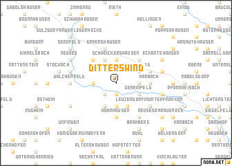 map of Ditterswind