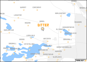 map of Ditter