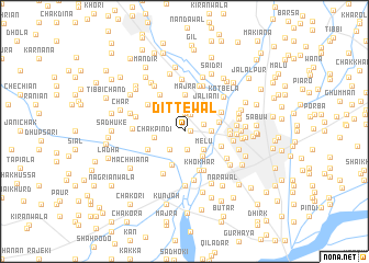 map of Dittewāl