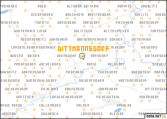 map of Dittmannsdorf