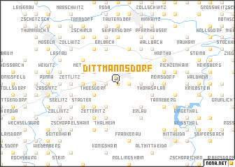 map of Dittmannsdorf