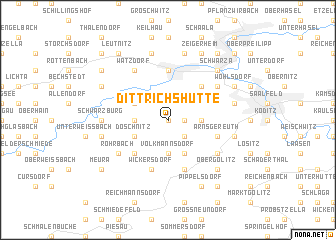 map of Dittrichshütte