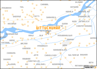 map of Dittu Chūhar