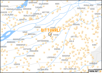 map of Dittūwāli
