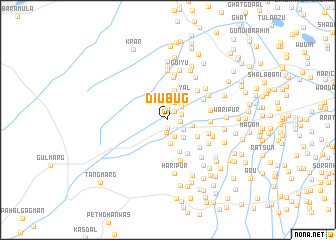 map of Diūbug