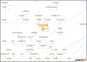 map of Diuwa