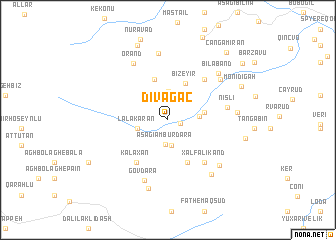 map of Divağac