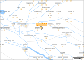 map of Divana