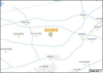 map of Divana