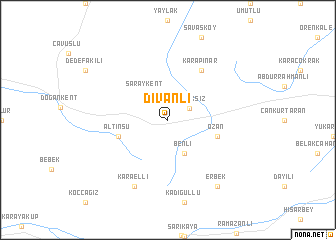 map of Divanlı