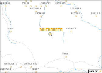 map of Divchovoto
