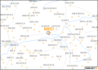 map of Divci