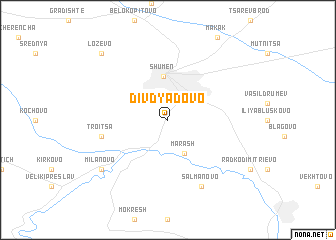 map of Divdyadovo