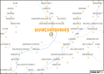 map of Diviacka Nová Ves