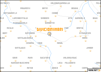 map of Diviciorii Mari