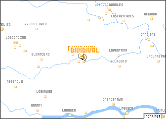 map of Dividival