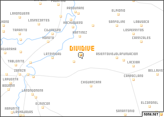 map of Dividive