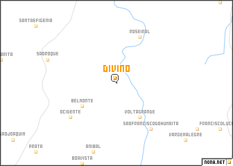 map of Divino