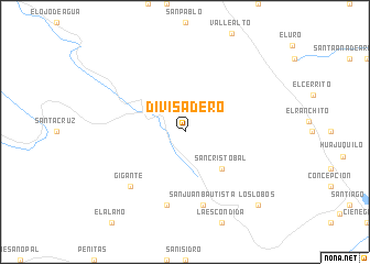 map of Divisadero