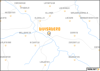 map of Divisadero