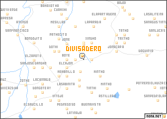map of Divisadero