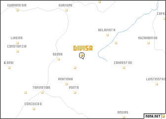 map of Divisa