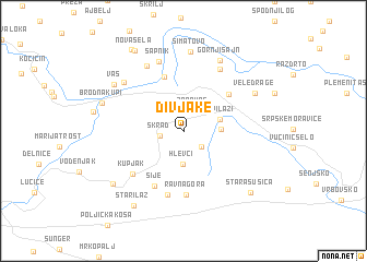 map of Divjake