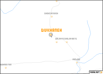 map of Dīv Khāneh