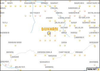 map of Dīvkhānī