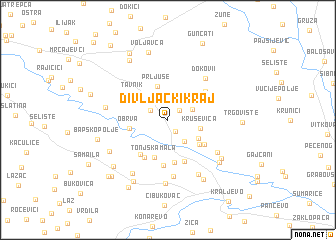 map of Divljački Kraj