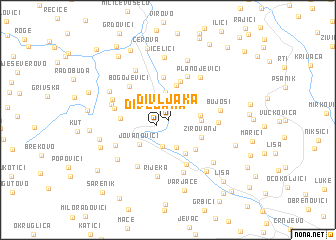 map of Divljaka