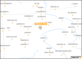 map of Divnovo