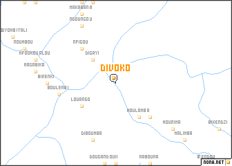 map of Divoko