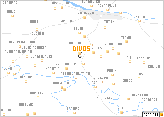 map of Divoš