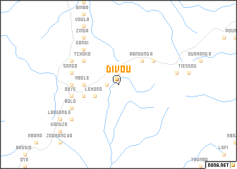 map of Divou