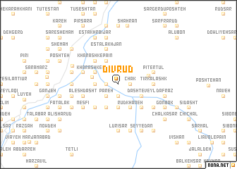 map of Dīv Rūd