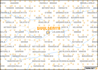map of Divuldeniya