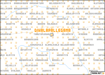 map of Diwala Pallegama