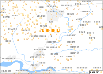 map of Dīwān Kili