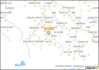 map of Dīwān