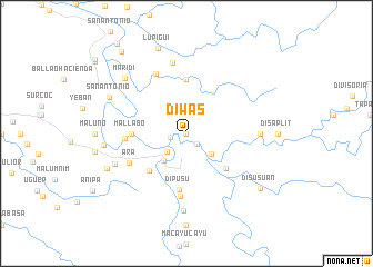 map of Diwas