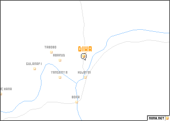 map of Diwa
